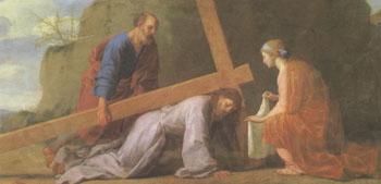 Eustache Le Sueur Jesus Carrying the Cross (san 05) Spain oil painting art